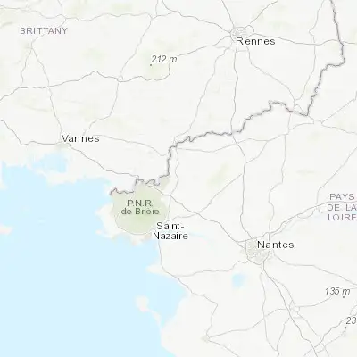 Map showing location of Saint-Gildas-des-Bois (47.516220, -2.036590)