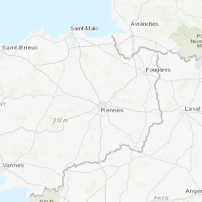 Map showing location of Saint-Grégoire (48.151010, -1.685790)