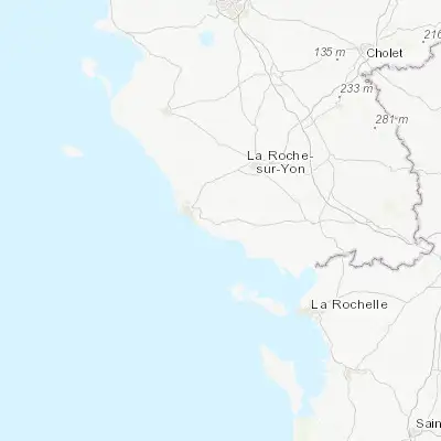 Map showing location of Saint-Hilaire de Talmont (46.470060, -1.603320)