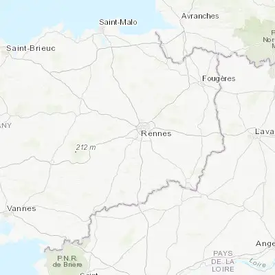 Map showing location of Saint-Jacques-de-la-Lande (48.064700, -1.720880)