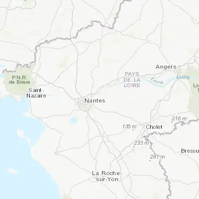 Map showing location of Saint-Julien-de-Concelles (47.253600, -1.385680)