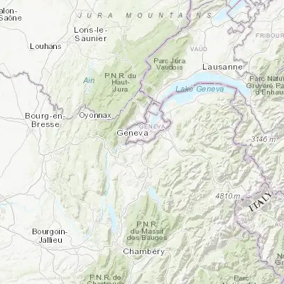 Map showing location of Saint-Julien-en-Genevois (46.144340, 6.082560)