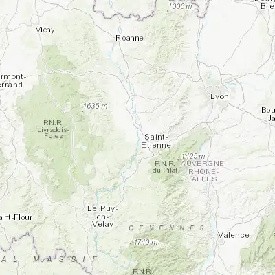 Map showing location of Saint-Just-Saint-Rambert (45.499730, 4.241410)