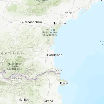 Map showing location of Saint-Laurent-de-la-Salanque (42.773990, 2.990410)