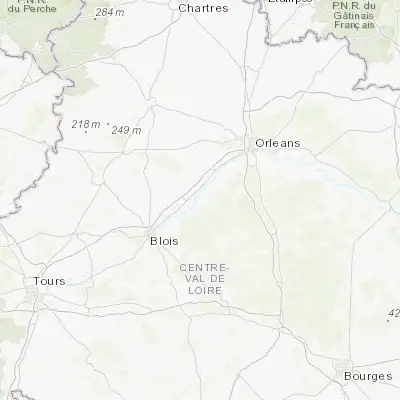 Map showing location of Saint-Laurent-Nouan (47.716670, 1.600000)