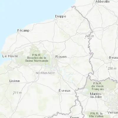 Map showing location of Saint-Léger-du-Bourg-Denis (49.433450, 1.158030)