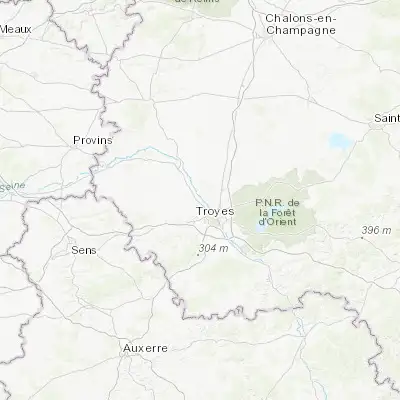 Map showing location of Saint-Lyé (48.365020, 3.999000)