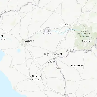 Map showing location of Saint-Macaire-en-Mauges (47.123750, -0.991600)
