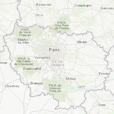 Map showing location of Saint-Maur-des-Fossés (48.793950, 2.493230)