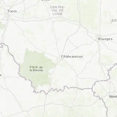 Map showing location of Saint-Maur (46.806570, 1.639040)