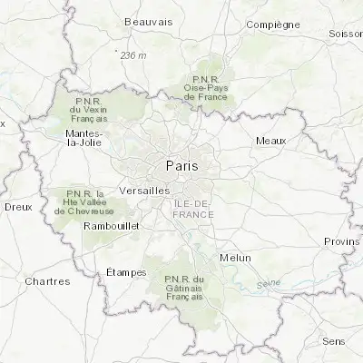 Map showing location of Saint-Maurice (48.821820, 2.427160)