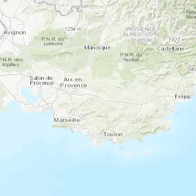 Map showing location of Saint-Maximin-la-Sainte-Baume (43.448130, 5.860810)