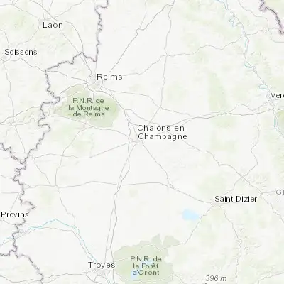 Map showing location of Saint-Memmie (48.952470, 4.384090)