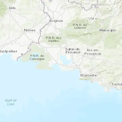 Map showing location of Saint-Mitre-les-Remparts (43.455030, 5.014290)
