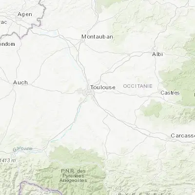 Map showing location of Saint-Orens-de-Gameville (43.551820, 1.534130)