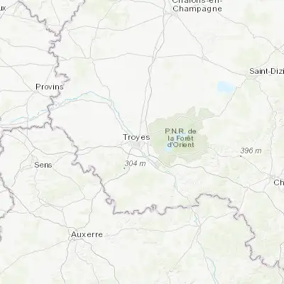 Map showing location of Saint-Parres-aux-Tertres (48.297800, 4.117520)