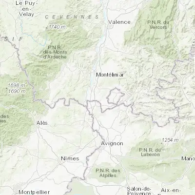 Map showing location of Saint-Paul-Trois-Châteaux (44.345940, 4.763560)