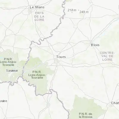 Map showing location of Saint-Pierre-des-Corps (47.386230, 0.748490)