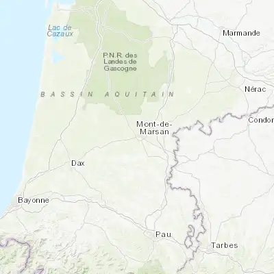 Map showing location of Saint-Pierre-du-Mont (43.884530, -0.521850)