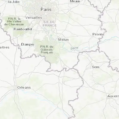 Map showing location of Saint-Pierre-lès-Nemours (48.267330, 2.679660)