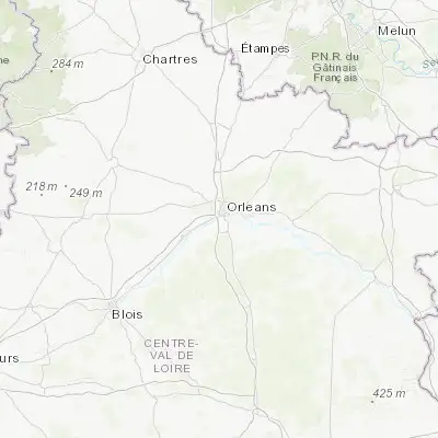 Map showing location of Saint-Pryvé-Saint-Mesmin (47.881770, 1.869500)