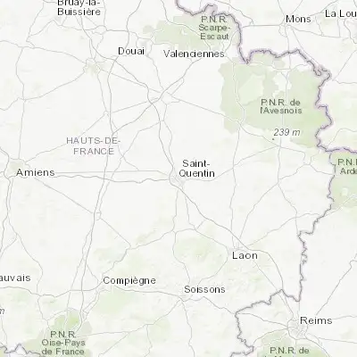 Map showing location of Saint-Quentin (49.848890, 3.287570)