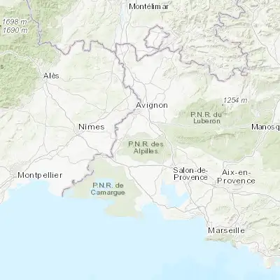 Map showing location of Saint-Rémy-de-Provence (43.788480, 4.831670)