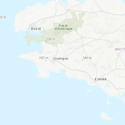 Map showing location of Saint-Yvi (47.967510, -3.934650)