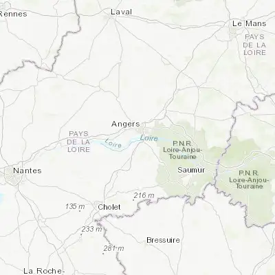 Map showing location of Sainte-Gemmes-sur-Loire (47.422900, -0.556840)