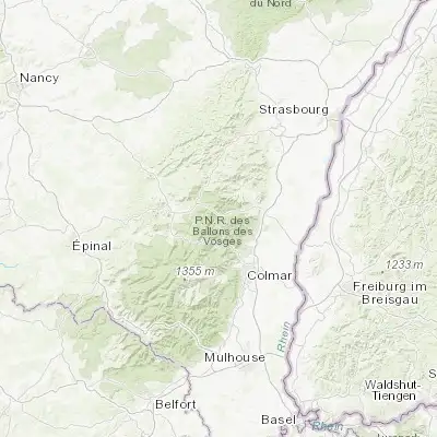 Map showing location of Sainte-Marie-aux-Mines (48.246490, 7.183850)