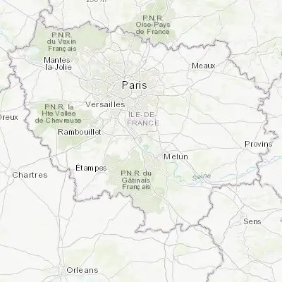 Map showing location of Saintry-sur-Seine (48.596400, 2.495150)