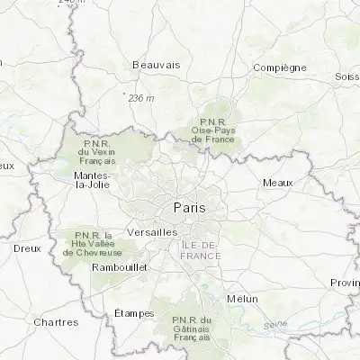 Map showing location of Sarcelles (48.997390, 2.378210)
