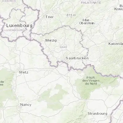 Map showing location of Schœneck (49.216670, 6.916670)