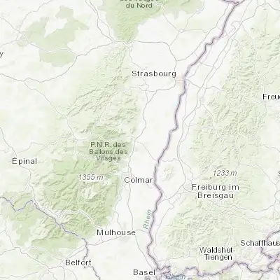 Map showing location of Sélestat (48.261950, 7.448900)