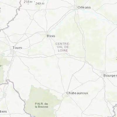 Map showing location of Selles-sur-Cher (47.279040, 1.553870)