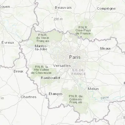 Map showing location of Sèvres (48.822920, 2.217570)