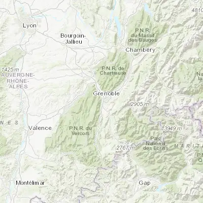 Map showing location of Seyssins (45.162240, 5.686730)