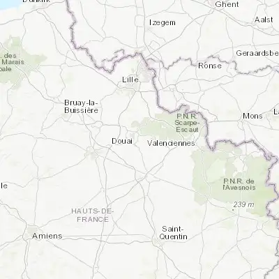 Map showing location of Sin-le-Noble (50.361590, 3.131130)