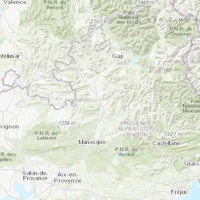 Map showing location of Sisteron (44.190020, 5.946430)