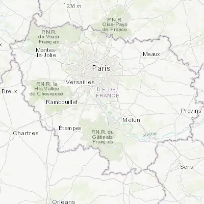 Map showing location of Soisy-sur-Seine (48.648750, 2.452230)
