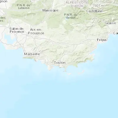 Map showing location of Solliès-Toucas (43.205790, 6.024850)