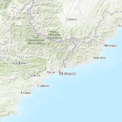 Map showing location of Sospel (43.877920, 7.447880)