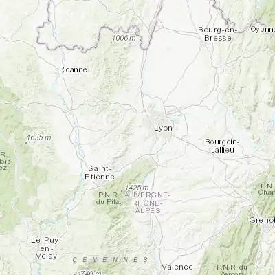 Map showing location of Soucieu-en-Jarrest (45.677710, 4.703790)