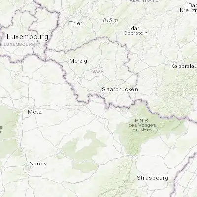 Map showing location of Spicheren (49.192520, 6.966110)