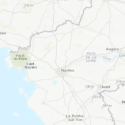 Map showing location of Sucé-sur-Erdre (47.333330, -1.533330)
