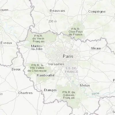 Map showing location of Suresnes (48.871430, 2.229290)