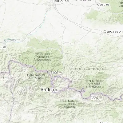 Map showing location of Tarascon-sur-Ariège (42.847100, 1.605600)