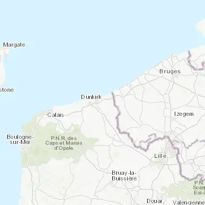 Map showing location of Téteghem (51.018590, 2.444540)