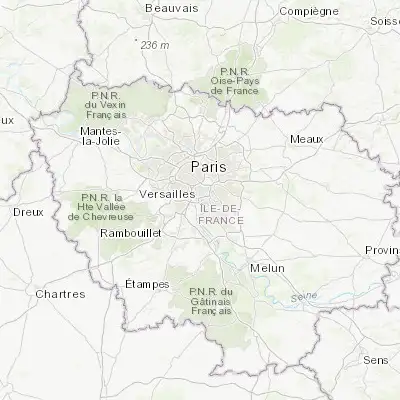Map showing location of Thiais (48.764960, 2.396100)
