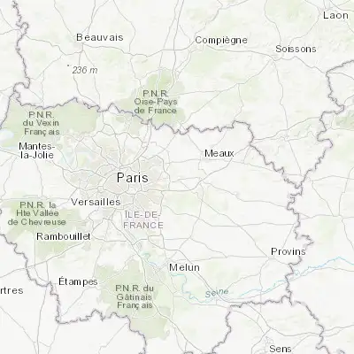Map showing location of Thorigny-sur-Marne (48.886890, 2.718060)
